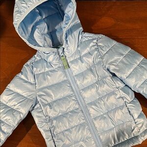 Primary Light Blue Puffer Jacket | 18 - 24 months